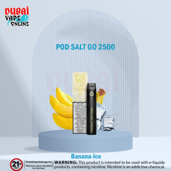 POD SALT GO 2500 PUFFS (20MG) DISPOSABLE VAPE IN UAE