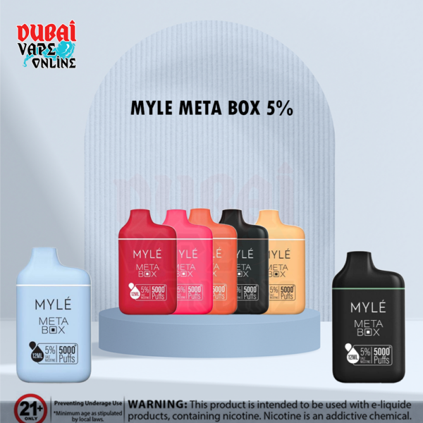 Myle Meta Box 5000 Puffs Disposable Vape In Dubai